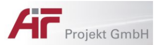 Unser Foto zeigt das Logo von der AIF Projekt GmbH