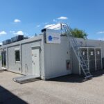 Unser Foto zeigt den neuen Labormodulbau am Innovationscampus in Merkendorf