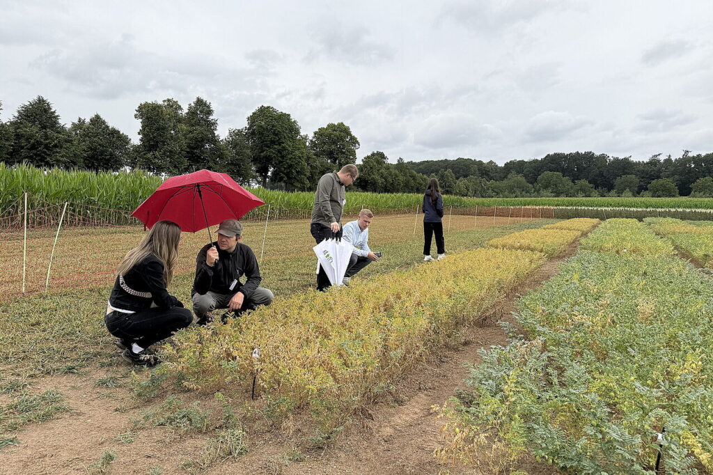 Unser Foto zeigt Die Fachexkursion zog Fachleute aus Politik, Landwirtschaft und Wissenschaft an. © Julia Kamann